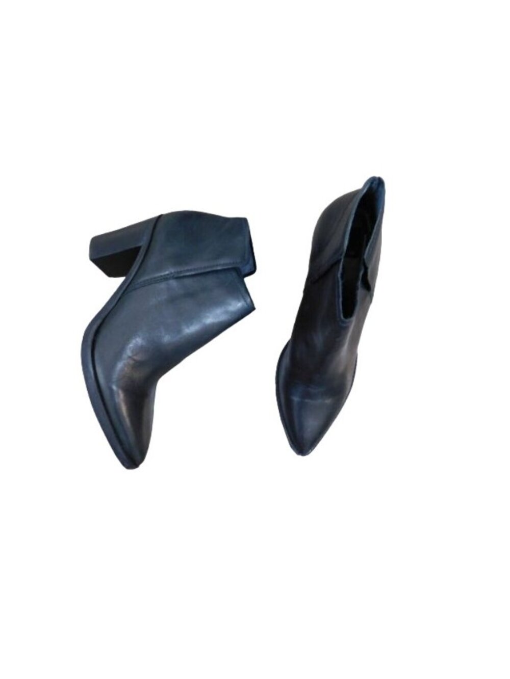 Dolce Vita Size 11 Black Leather Heeled Western Style Boots NEW
